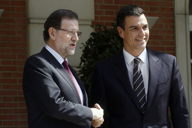 Mariano Rajoy y Pedro Sánchez | La Moncloa Gobierno de España
